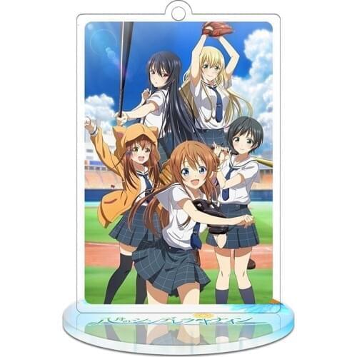 Height 9cm Hachigatsu no Cinderella Nine Cinderella Anime Action Figure Toy Acrylic Keychain Decorative Ornaments
