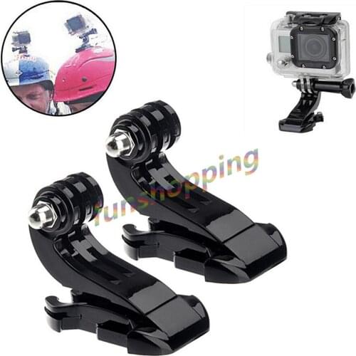 1/2pcs Vertical Surface J-Hook Buckle Mount Adapter for Gopro Go pro HD Hero 6 5 4 3 3+ 4 2 Edition Xiaomi yi camera Accessories