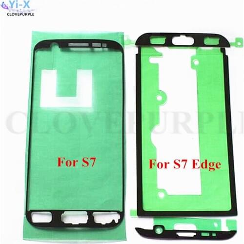 1x New LCD Screen Front Frame 3M Adhesive Glue Sticker Tape for Samsung Galaxy S7 G930 / S7 Edge G935