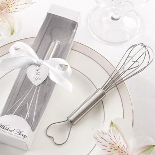10pcs/lot "Whisked Away" Heart Whisk Favor weding favors wedding giveaway wedding supplies Party gifts FREE SHIPPING