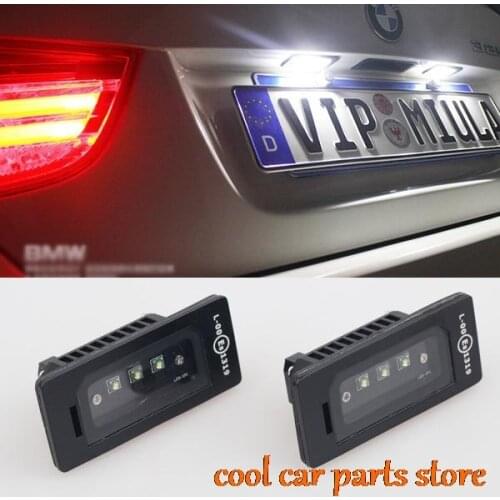 2x Error Free License Plate light LED C ree For BMW E39 E60 E61 M5 F10 F25 E84