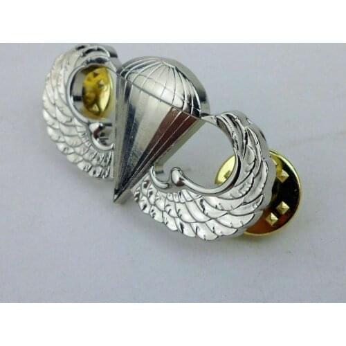 US Army Airborne Basic Paratrooper Parachutist Jump Wings Badge Pin Brooch armyshop2008