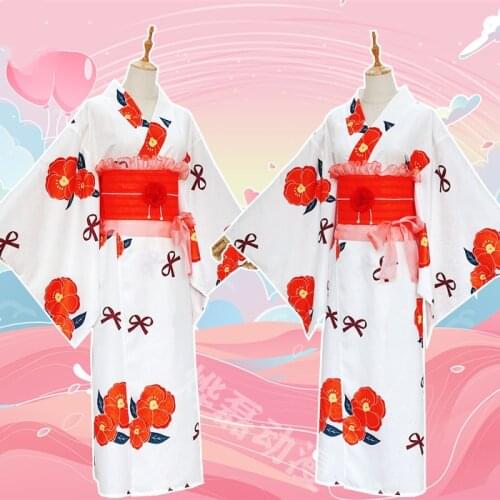 Anime Toilet-Bound Hanako-kun Yashiro Nene Japanese Kimono Lolita Dress Cosplay Costume Halloween Costumes for Women Fancy Dress