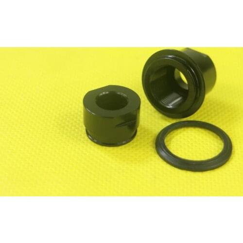 Center lock Powerway CT31 M12 rear hub 135mm x 12mm side caps PFH-CT31 end caps adaptors thru alluminum alloy converters black