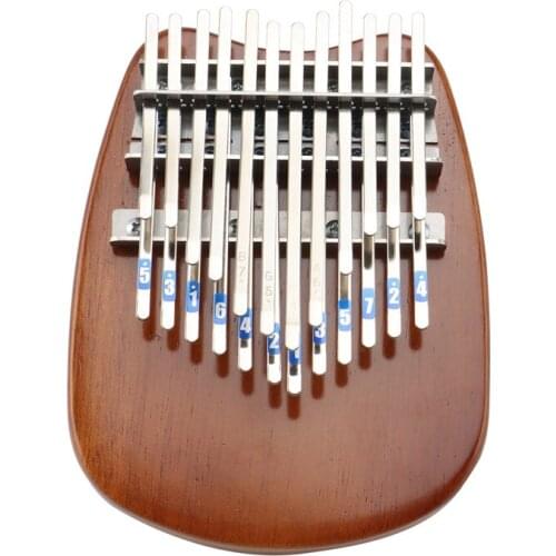 Double Layer Chromatic Kalimba 24 Key Innovative Design Metal Frame Finger Piano Solid Rubber Wood Mbira Instrument