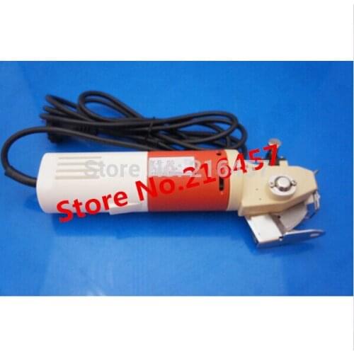 65mm Blade Electric Cloth Cutter Fabric Round Knife Cutting Machine Power : 200W