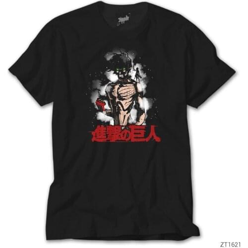 Unisex Woman Man Anime Tshirt Black Color 100% Cotton