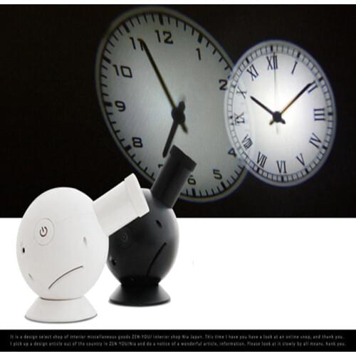 Hot sale circular projection modern wall clock Rome Arabia digital needle with backlight luminova mechanical plastic WITFAMILY