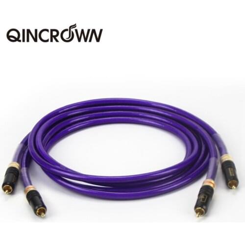 Hifi Van Den Hul MC Silver 65g, DIY RCA plug custom interconnect audio cable