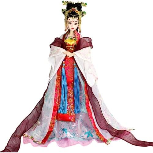 Estartek DBS China Ancient Costume Blue Dream Doll BJD Collection Doll for Birthday Holiday Gift