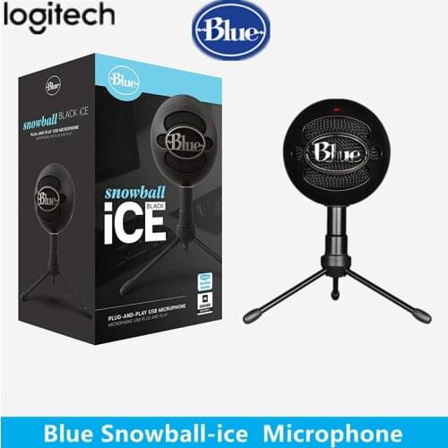 Logitech Blue Snowball-ice snowball microphone condenser microphone microphone karaoke/video recording microphone USB in-line