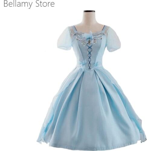 The fairy princess Lolita Blue Sweet Lolita JSK Dress