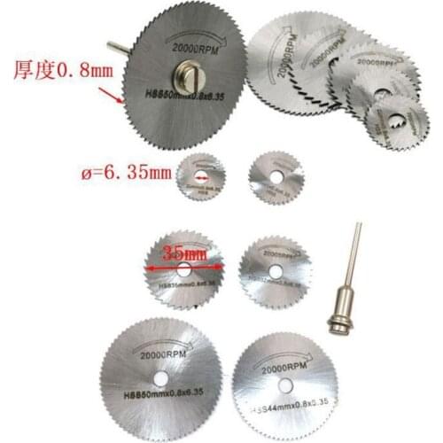 Metal HSS Circular Saw Blade High Speed Steel Woodworking Cutting Discs For Dremel Rotary Tool Durable Quality