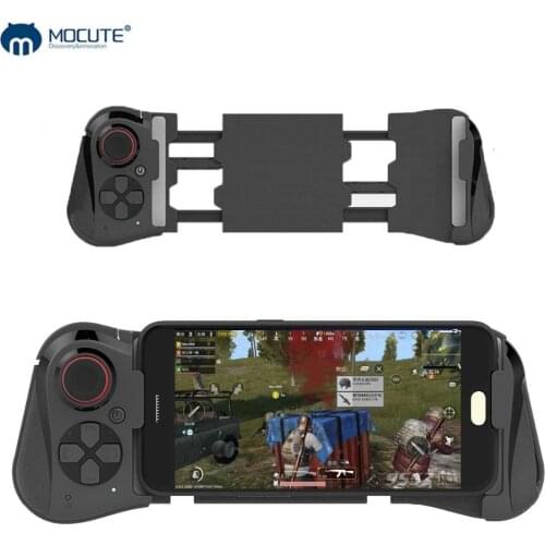 Mocute 058 gamepads Wireless Game pad Bluetooth Android Joystick VR Telescopic Gaming Controller Support PUBG Mobile for IOS