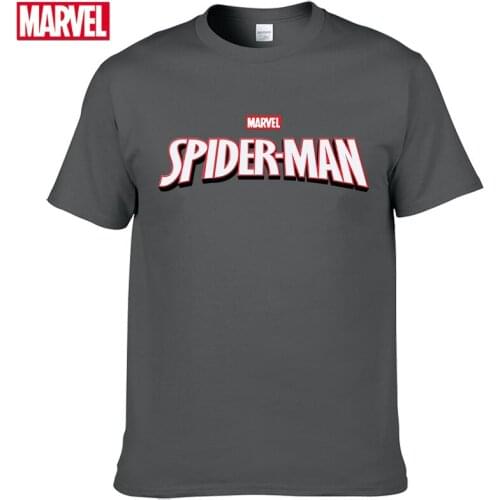 Marvel The Avengers Spider Man t shirt Comfortable Breathable 100% cotton Fashion clothes for teens Summer t-shirts for men #93