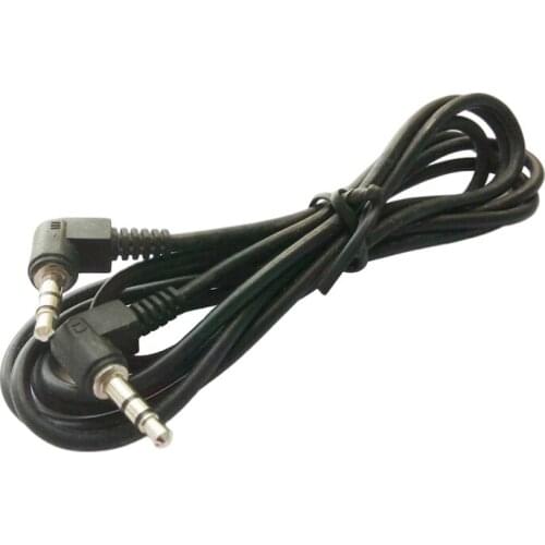 NCHTEK 5Ft(1.5M) 3.5mm mini-plug stereo cable w/ 90 degree right angle plugs MP3 ipod cord/Free Shipping/50PCS