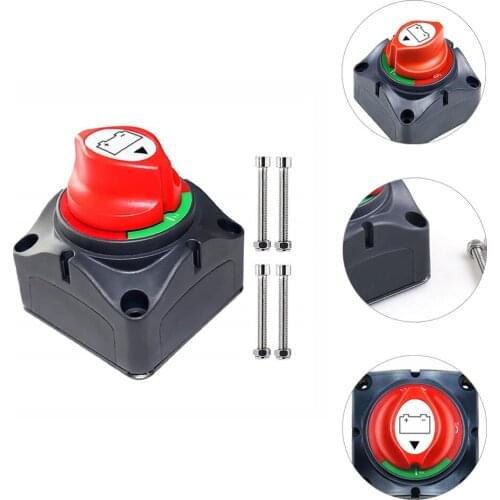 Disconnect Isolator Master Switch 12-48V Battery Power Cut Off Switch for Boat