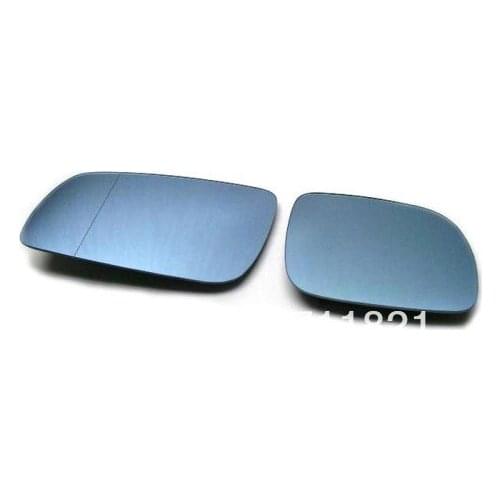 Blue Tinted Aspherical Side Mirror Glass Stubby Mirror For Volkswagen For VW Jetta Bora Golf MK4