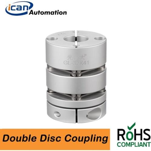 Shaft Coupling GL Aluminum Double Disc Motor Shaft Adapter Quick Coupler For Stepper Motor