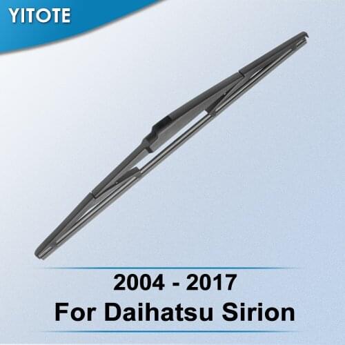 YITOTE Rear Wiper for Daihatsu-Sirion 2004 2005 2006 2007 2008 2009 2010 2011 2012 2013 2014 2015 2016 2017