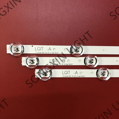 LED strip 6 lamp for 32LB563U 32LY330C HC320DXN-VHHS2-51XX 32LF560D 32LX762V 32LY540H 32LB5700 6916L-2100A 6916L-2101A 32LB570B