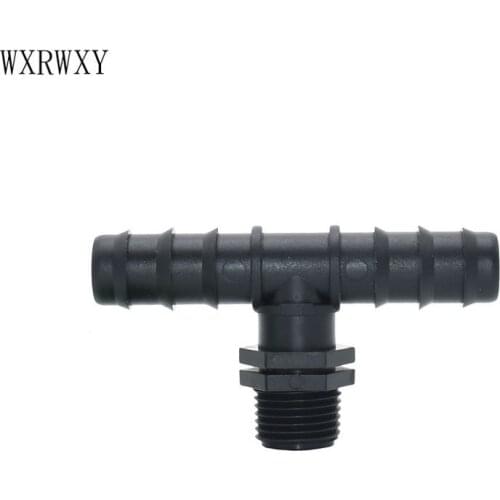 Drip irrigation Male thread G1/2 to the 20mm hose tee connector garden hose splitter G3/4 to the 3/4 water splitter 2pcs