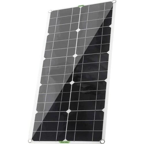 High Efficiency Solar Panel Portable 100W12V5V Mobile Phone QC3.0, Flexible Solar Panel Car Outdoor Emergency Charging