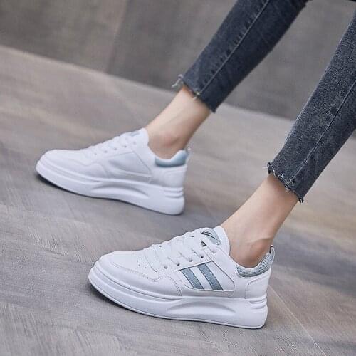 Women Shoes 2021 Casual Running Shoes Women Platform Increase White Shoes Women Breathable Comfort Flats Shoes Zapatos Mujer