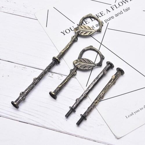 1 Set Portable Triple Layer Cake Stand Candy Fruit Display Rack Handle Fitting Stand