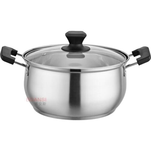 1pcs Stainless Steel Extra Bottom Extra High Steamer Pot Cookware Food Induction Soup&Stock Pots Home Kitchen Cooking Tools