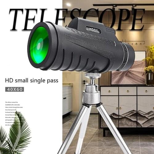 2021 Top Powerful 40X60 Monocular Telescope for Outdoor Hiking Hunting Tourism Goggles