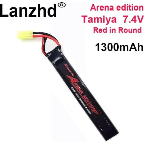 10pcs 7.4v Battery Tamiya for Water Gun 7.4V 1300mAh Split Connection battery for Airsoft BB Air Pistol Electric Toys Gun Parts