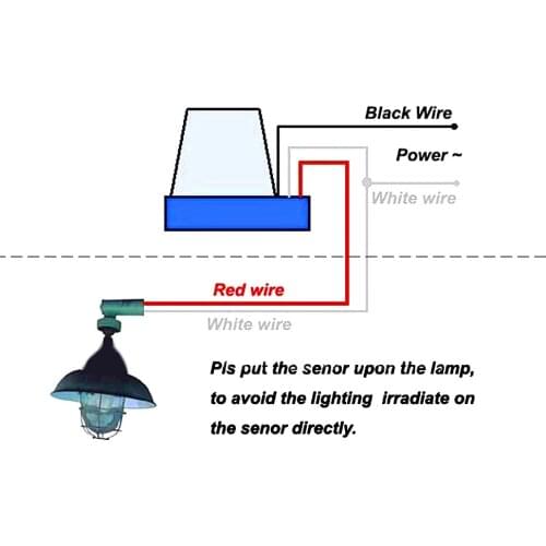 220V/10A Automatic Sensor Switch Photo Control Switch Auto On Off Light Switch Power Saving for Street Lamp Garden Light 50-60Hz