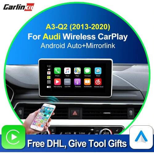 Carlinkit Decoder 2.0 CarPlay/Android Auto for AUDI A3/Q2 3G/3G+ 2013-2019 Multimedia iPhone Android Wired Wireless Carlife Kit