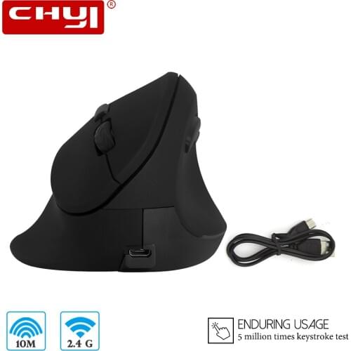 2.4GHz Rechargeable Wireless Mouse Ergonomic Computer Optical Caming For PC Laptop