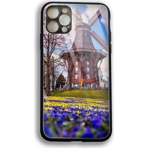 Windmill wallpaper Phone Case Tempered Glass For iPhone 12 Pro Max Mini 11 iphone Pro XR XS MAX 8 X 7 6S 6 Plus SE phone case