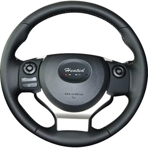 DIY Steering Wheel Cover for LEXUS NX CT200 2014 Extremely soft Leather braid on the steering wheel of Car Interior accessories