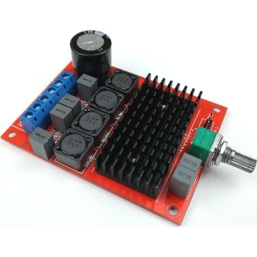 DC6-24V 50W+50W TPA3116 2.0 channel Digital power amplifier board