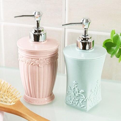 400ML Liquid Soap Dispenser Pump Bathroom Shower Gel Shampoo Container