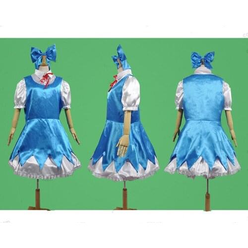 Game Touhou Project Kirisame Marisa Cosplay Costumes Cute Blue Formal Dress Unisex Party Role Play Clothing Custom-Make Any