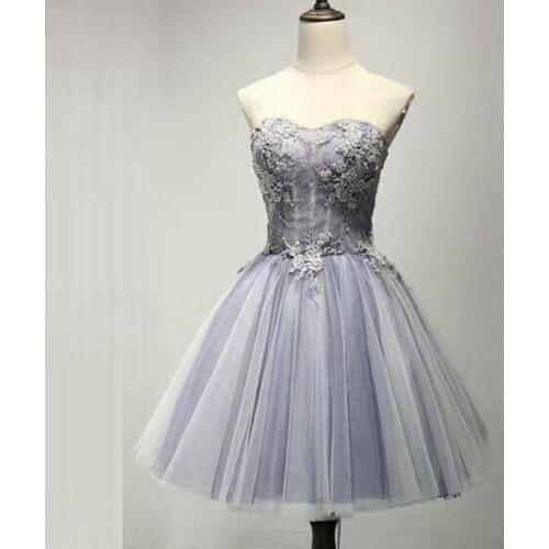 Off-shoulder Cocktail Dresses Robe Flowers elegant party 2019 Short Vestidos Homecoming Dress