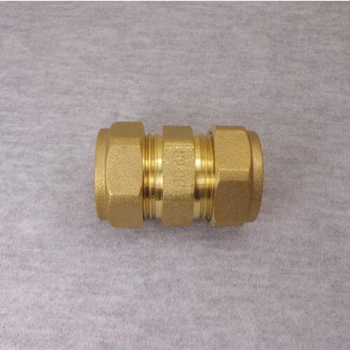 22*22mm Compression Fitting Straight Nipple for 22mm Outer Diameter Copper Pipe
