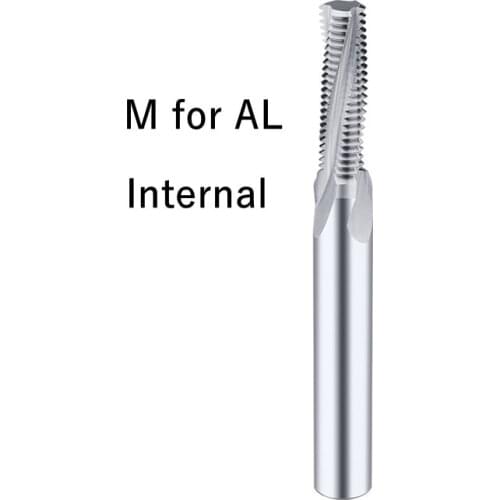 Metric Internal Thread Milling Cutter For Aluminum Machining Center End Mill Carbide Tungsten M3 4 5 6 8 10 12 14 16 18 20 24