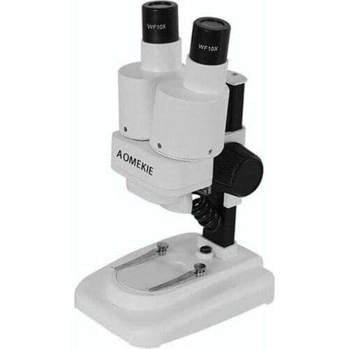 20X 40X White Circuit Board Mobile Phone telephone Repairing Birthday Gift Toys LED Student Children Pocket Stereo Microscope