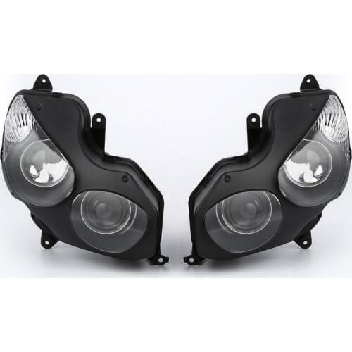 Motorcycle Headlight Head Lamp Assembly For Kawasaki Ninja ZX14R ZX-14R ZZR 1400 2006-2011