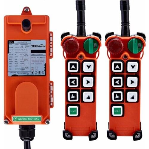 Radio Wireless F21-E2 Industry remote control (2 Transmitters+1 receiver) for crane and hoist