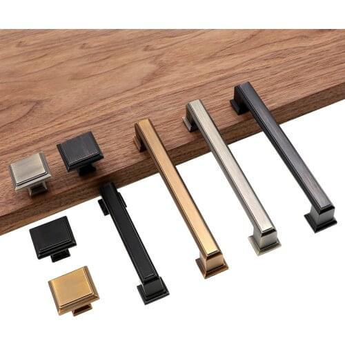 RUNBAZEF Modern Minimalist Shoe Cabinet American Drawer Knobs Wardrobe Door Knob Handle Furniture Hardware Accessories Kitchen