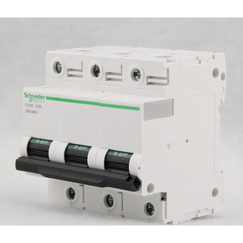 Schneider electric High power Circuit Breaker C120H 3p D type 63A 80A 100A 125A 10kA A9N19806 /14/22/30