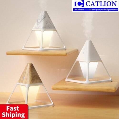 2020volcano humidifier 1000ml ultrasonic airaroma essential oil diffuser for home car usb fogger mist maker with led night lamp