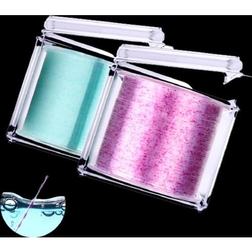 WALK FISH 500m Spotted Invisible Nylon Line With Box Thread Speckle Line Japanese Super Strong Fishing Line Carp Fishing Line